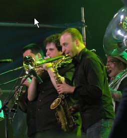 Dan Blacksberg, Alex Kontorovich, Mark Rubin. Photo: Bob Blacksberg